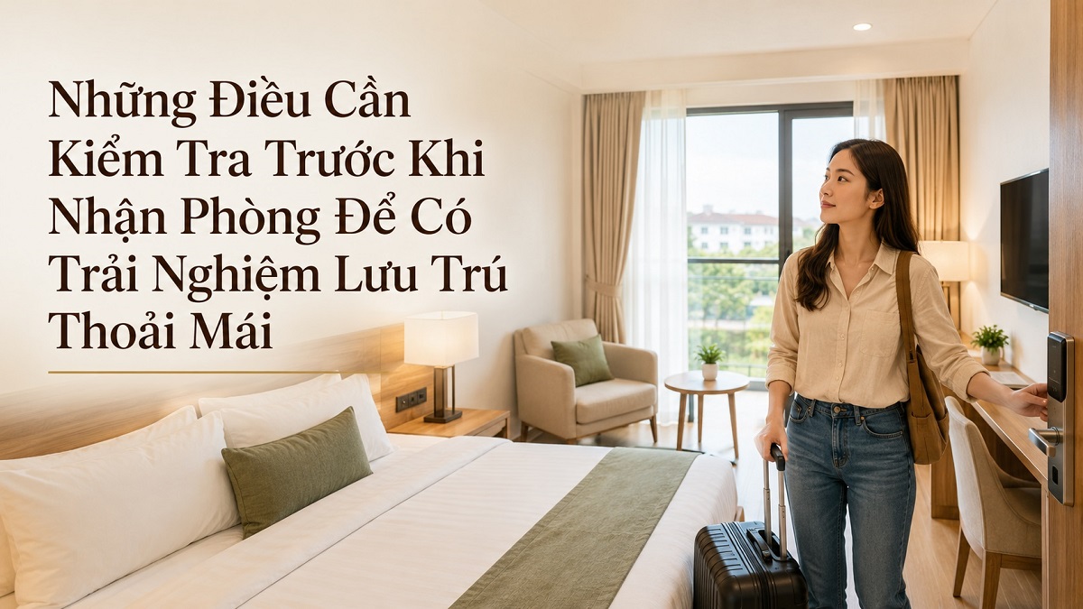 Những Điều Cần Kiểm Tra Trước Khi Nhận Phòng Để Có Trải Nghiệm Lưu Trú Thoải Mái